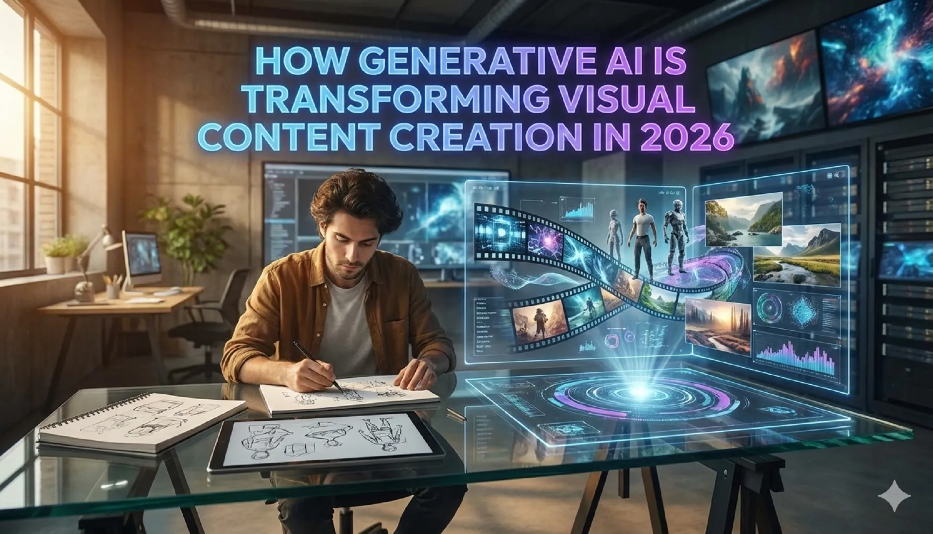 How Generative AI Is Transforming Visual Content Creation